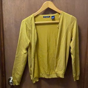 Mustard yellow cardigan